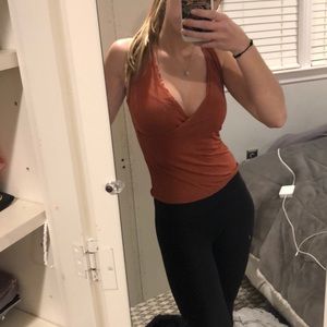 Red wrap around tank top!